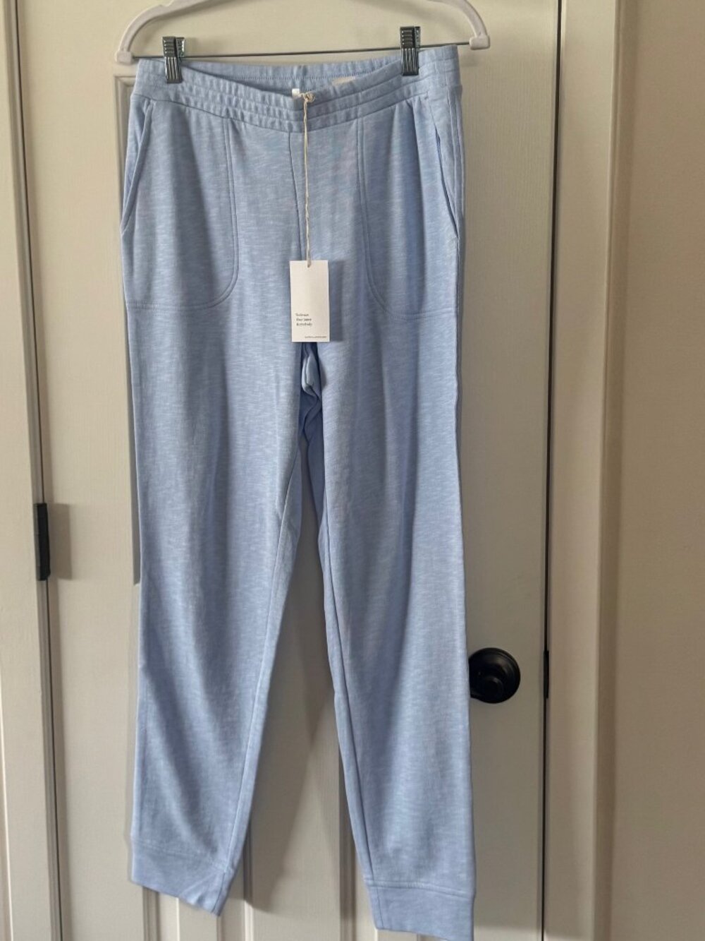 Haven Well Within Talbots Light Blue Jogger Sleep Lounge Pants Size S Small